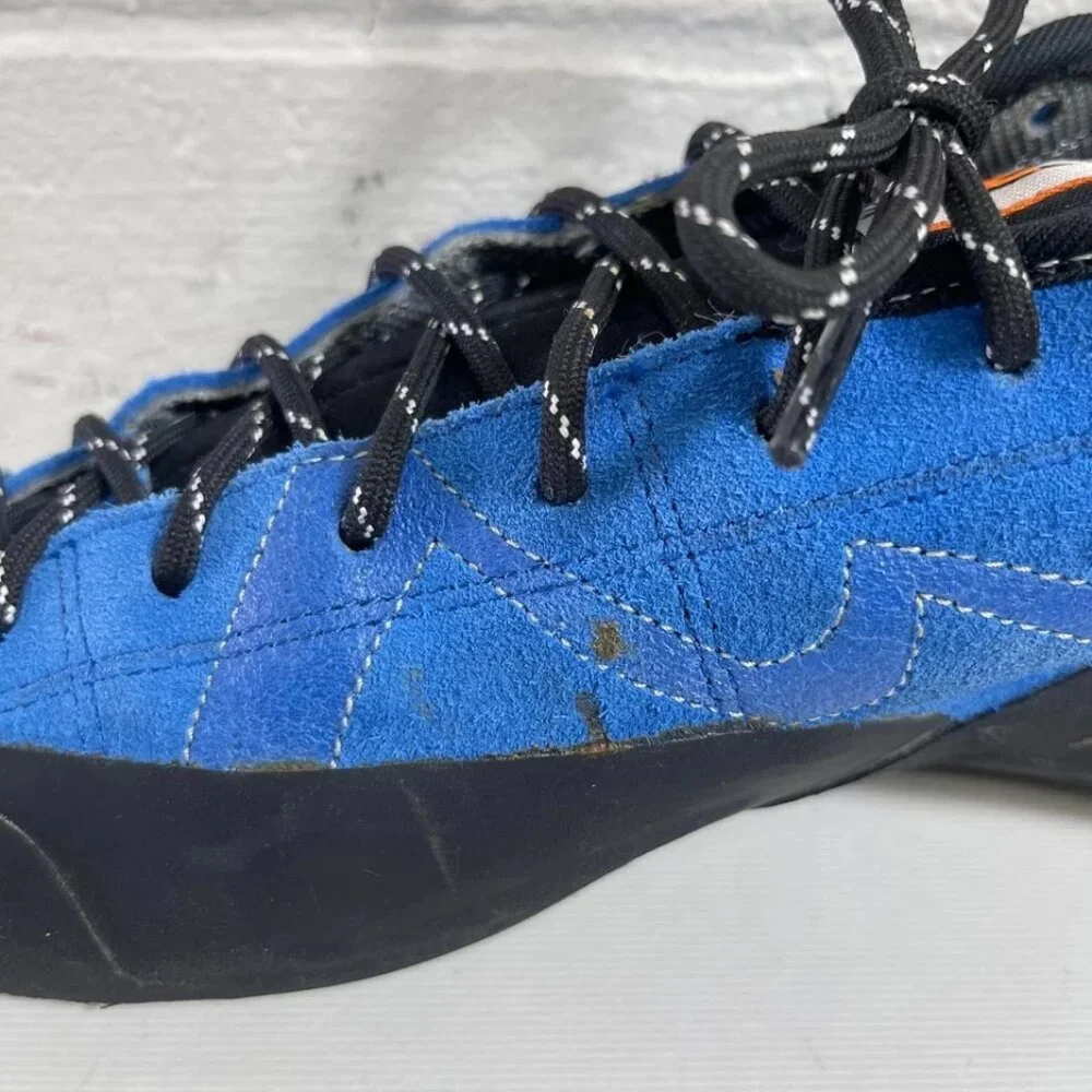 Mad‎ Rock Nomad Blue Black Climbing Shoes Lace up Men's 9 US/8 UK